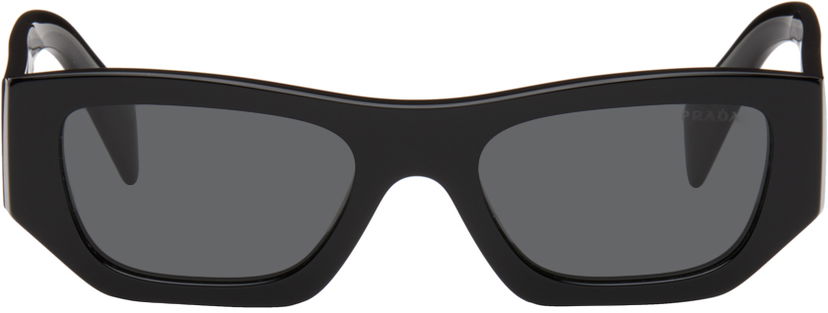 Solglasögon Prada Logo Square Sunglasses Svart | 0PR A01S 8056597967983