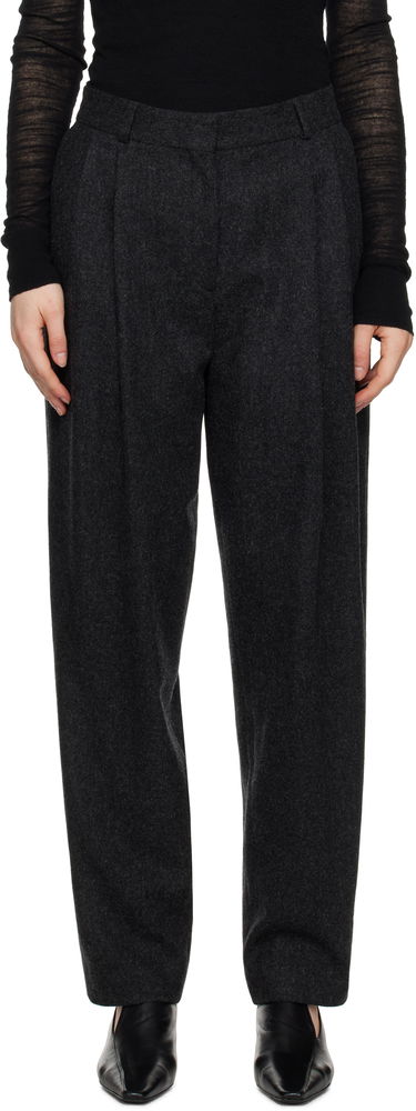 Byxor TOTEME TOTEME Double-Pleated Tailored Trousers Grå | 251-WRB847-FB0024, 0