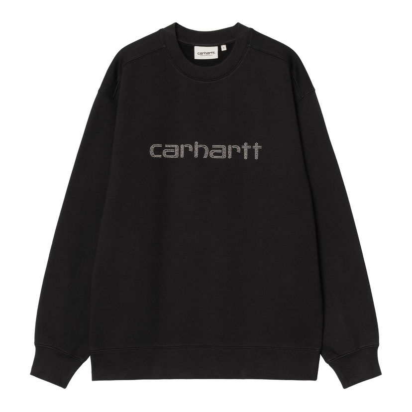 Sweatshirt Carhartt WIP Rivet Script Sweatshirt Svart | I034420_9