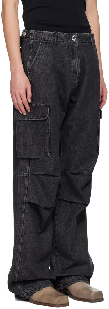 Cargo byxor Coperni Coperni Relaxed Fit Cargo Denim Jeans Svart | COPP40852MEN, 1