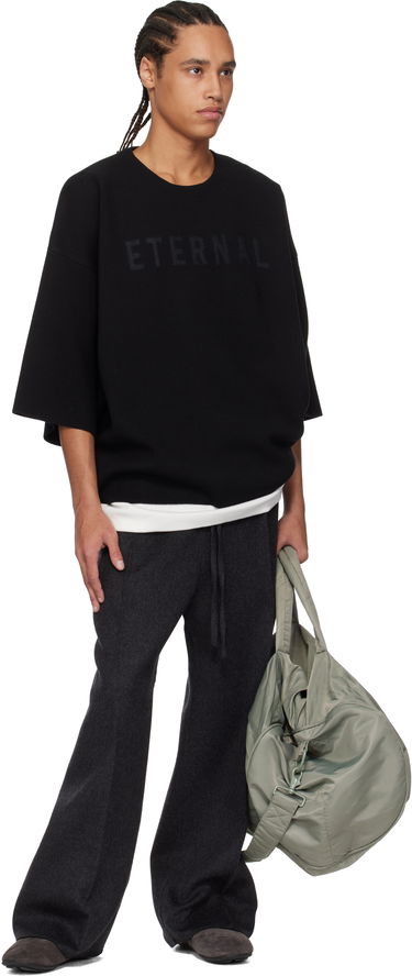 Träningsbyxor Fear of God Fear of God Drawstring Wide Leg Trousers Grå | FGE240-4071DWC, 3