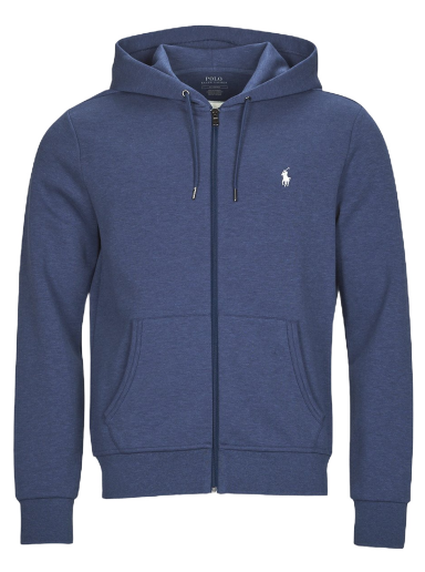 Sweatshirt Polo by Ralph Lauren Double Knit Hoodie Mörkblå | 710881517016