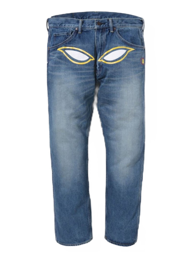 Jeans BAPE Shadow Loose Fit Denim Jeans Mörkblå | 1J30-150-005