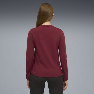 T-shirt Puma Textured Long-Sleeved Crew Neck Top with Zipper Chest Pocket, PUMA x SAYSKY Bourgogne | 660240_90, 3