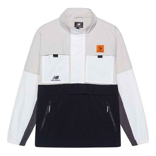 Vindjacka New Balance Windbreaker Sweatshirt Vit | NAA56143-BK