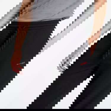 Träningsbyxor BOSS Hugo Boss Austin Waffle Lounge Pants Svart | 50532012-001, 4