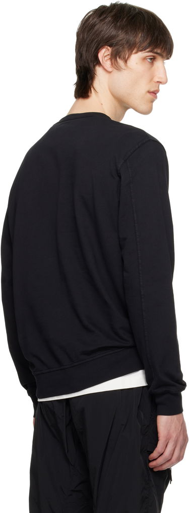 Sweater C.P. Company C.P. Company Light Fleece Crewneck Sweatshirt Svart | 18CMSS019A-002246G, 2