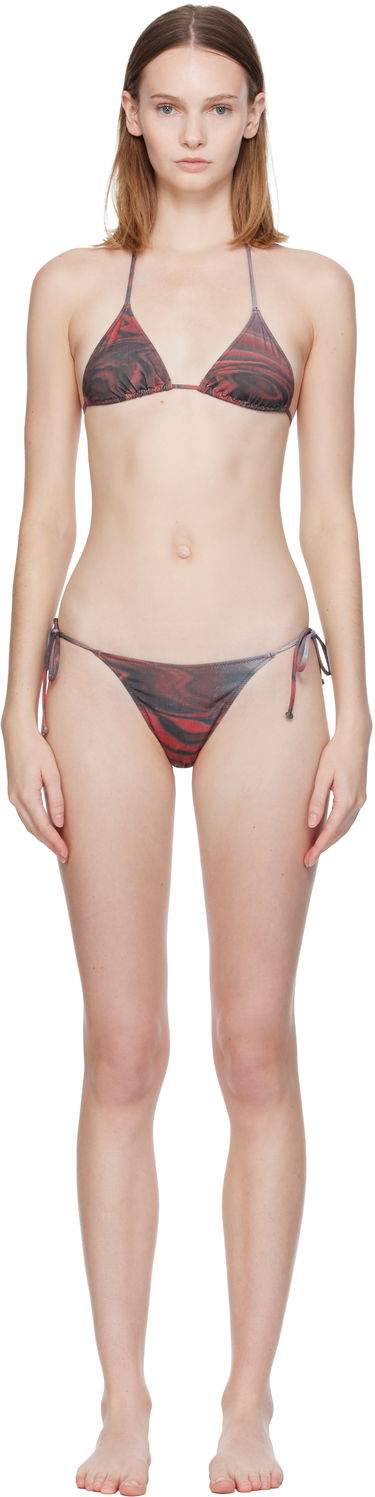 Badkläder Jean Paul Gaultier Jean Paul Gaultier Printed Blurry Roses Bikini Flerfärgad | 25/04-W-BS035-J023P-010230, 0