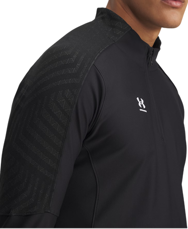 Sweatshirt Under Armour Challenger Pro Midlayer 1/4 Zip Top Svart | 6008988-001, 2