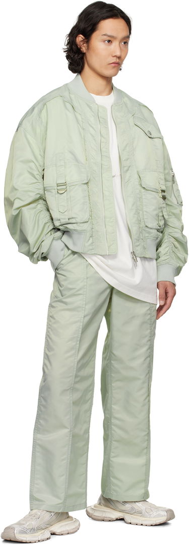 Byxor Feng Chen Wang Feng Chen Wang Nylon Trousers Grön | FUS19TR31, 3