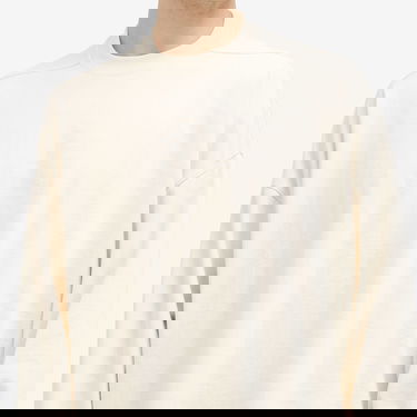 Sweater Rick Owens Rick Owens Tommy Long Sleeve Heavy Jersey T-Shirt Beige | RU01E5276-BA-21, 5