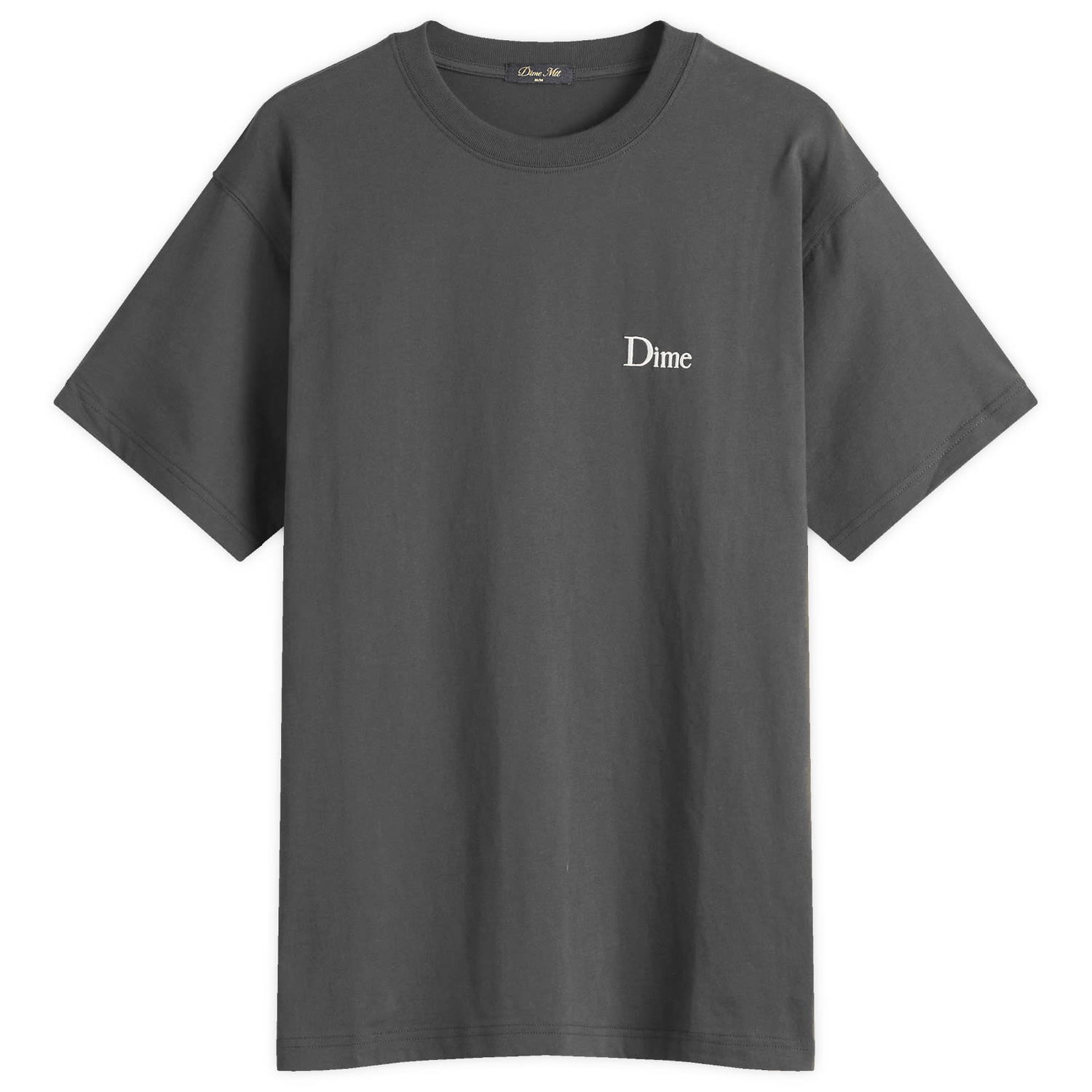T-shirt Dime Classic Small Logo T-Shirt, Size Large Grå | DIMESP2550BLK, 0