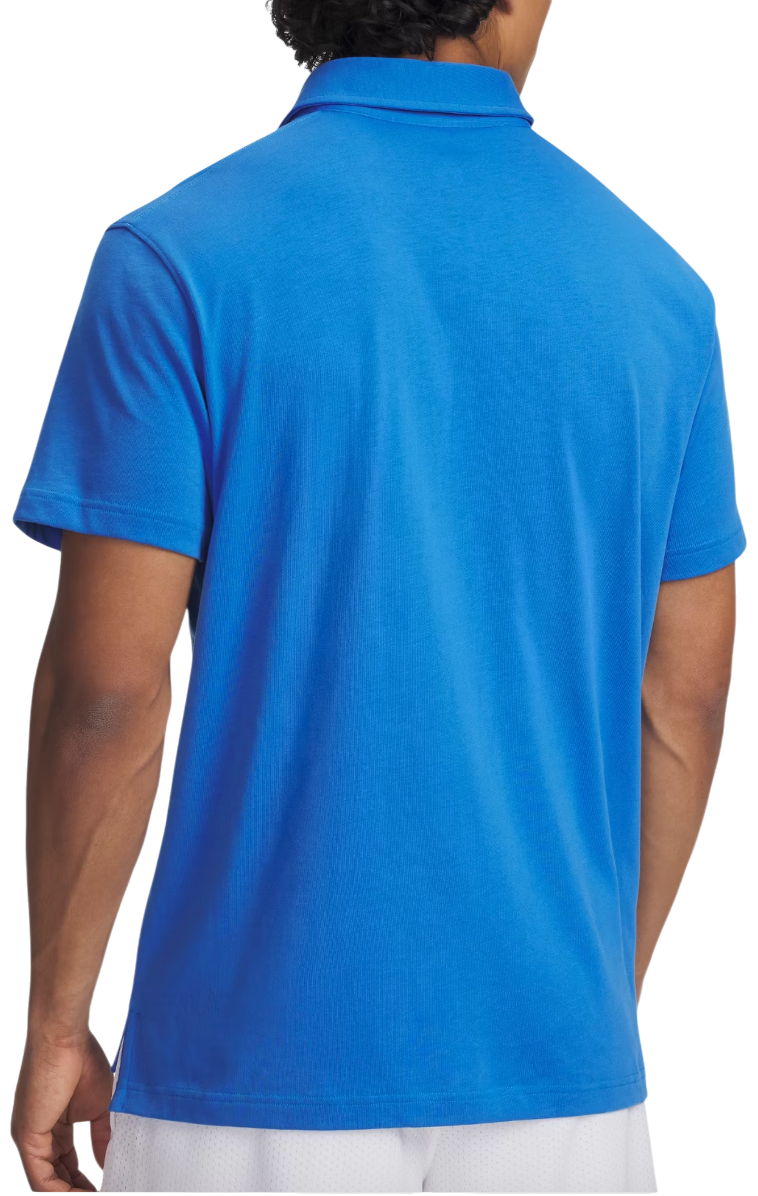 Polotröja Under Armour Textured Short-Sleeve Icon Polo Blå | 1386608-402, 1