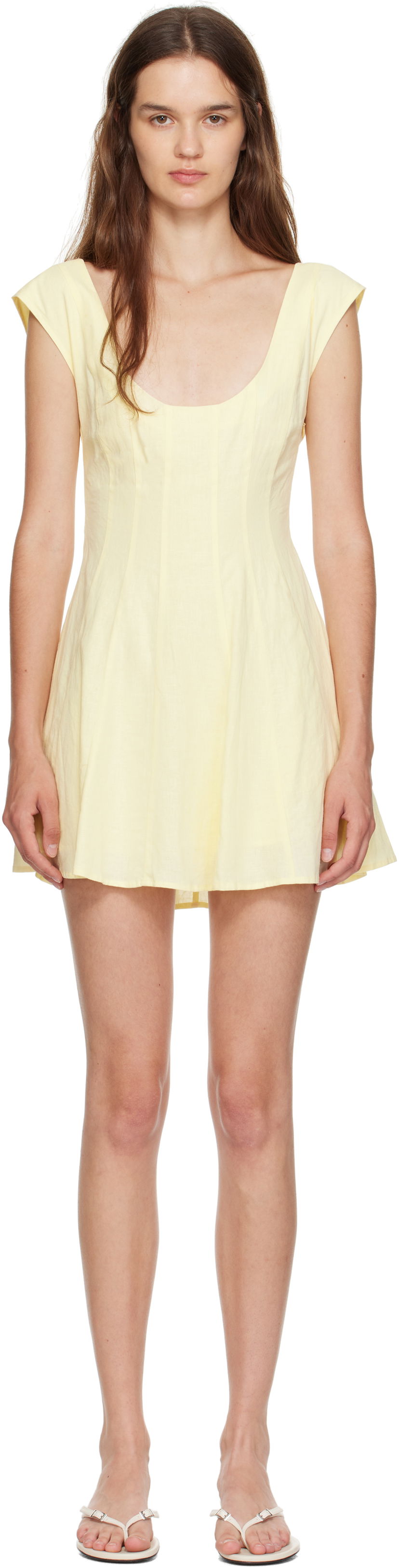 Klä GUIZIO Guizio Leila Mini Dress Gul | P25401W085