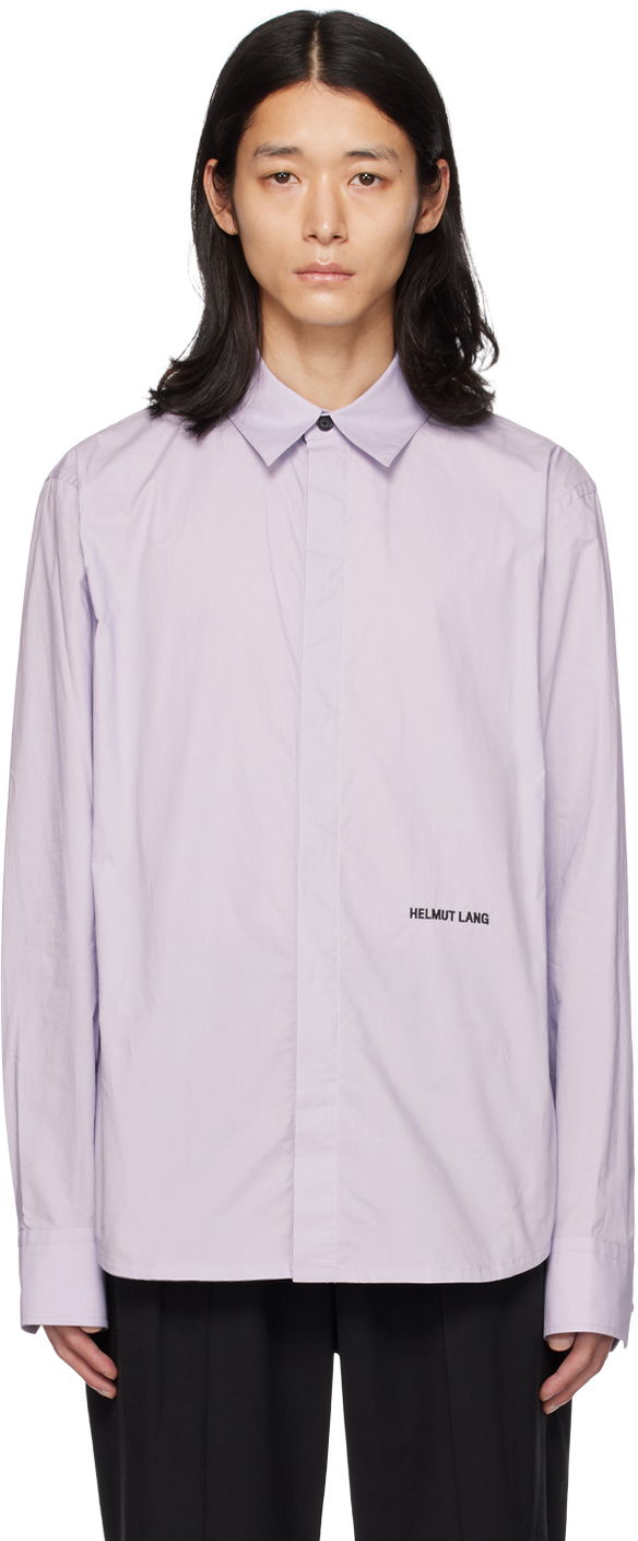 Skjorta Helmut Lang Classic Shirt Purpur | N04HM507