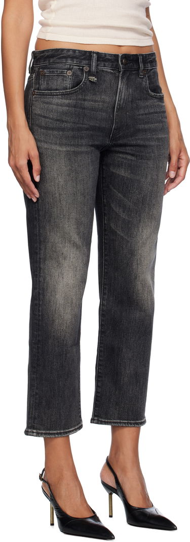 Jeans R13 R13 Romeo Crop Jeans Svart | R13WD103-D248A, 1