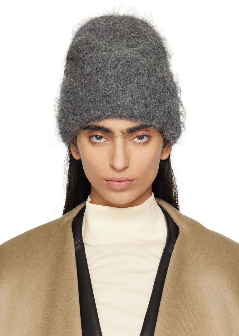 Mössa TOTEME Alpaca Knit Beanie Grå | 244-WSH1524-YA0106