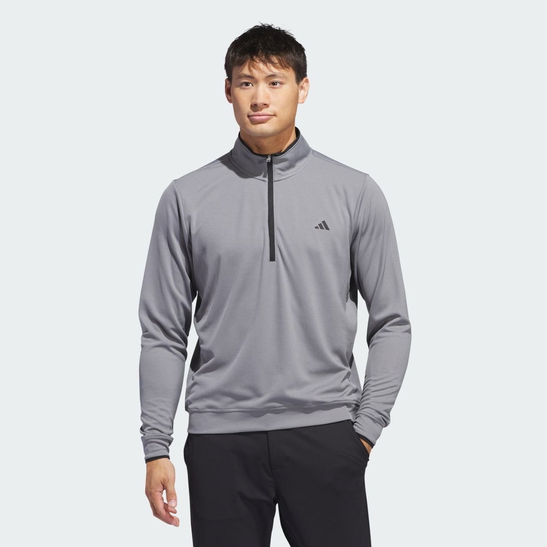 Sweatshirt adidas Performance Lightweight Half-Zip Top Grå | IU4513, 0
