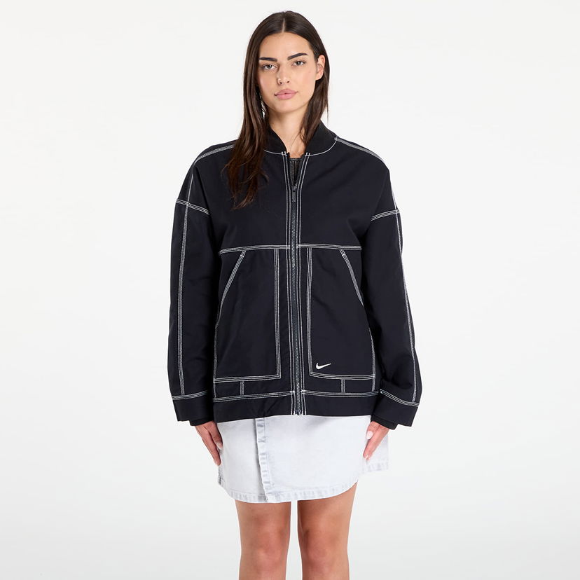 Jacka Nike Sportswear Oversized Graphic Cargo Jacket Svart | IB2037-010