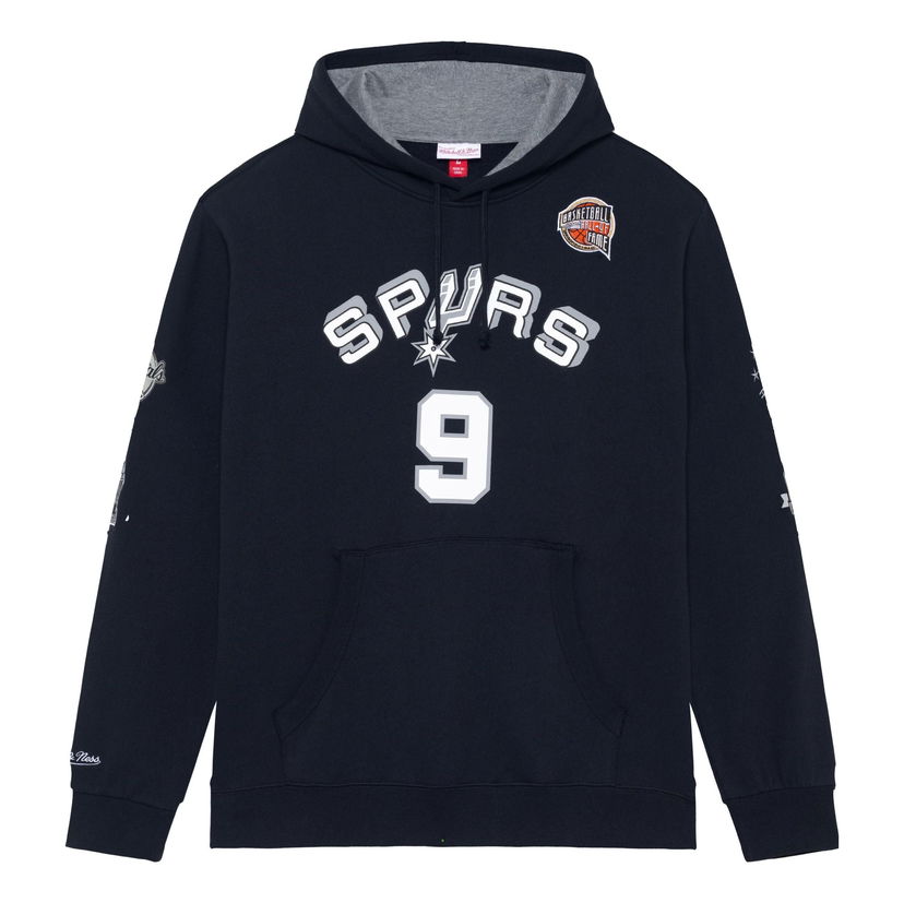 Sweatshirt Mitchell & Ness NBA San Antonio Spurs Tony Parker 9 Fleece Hoodie Mörkblå | FPHD6861-SASYYTPABLCK