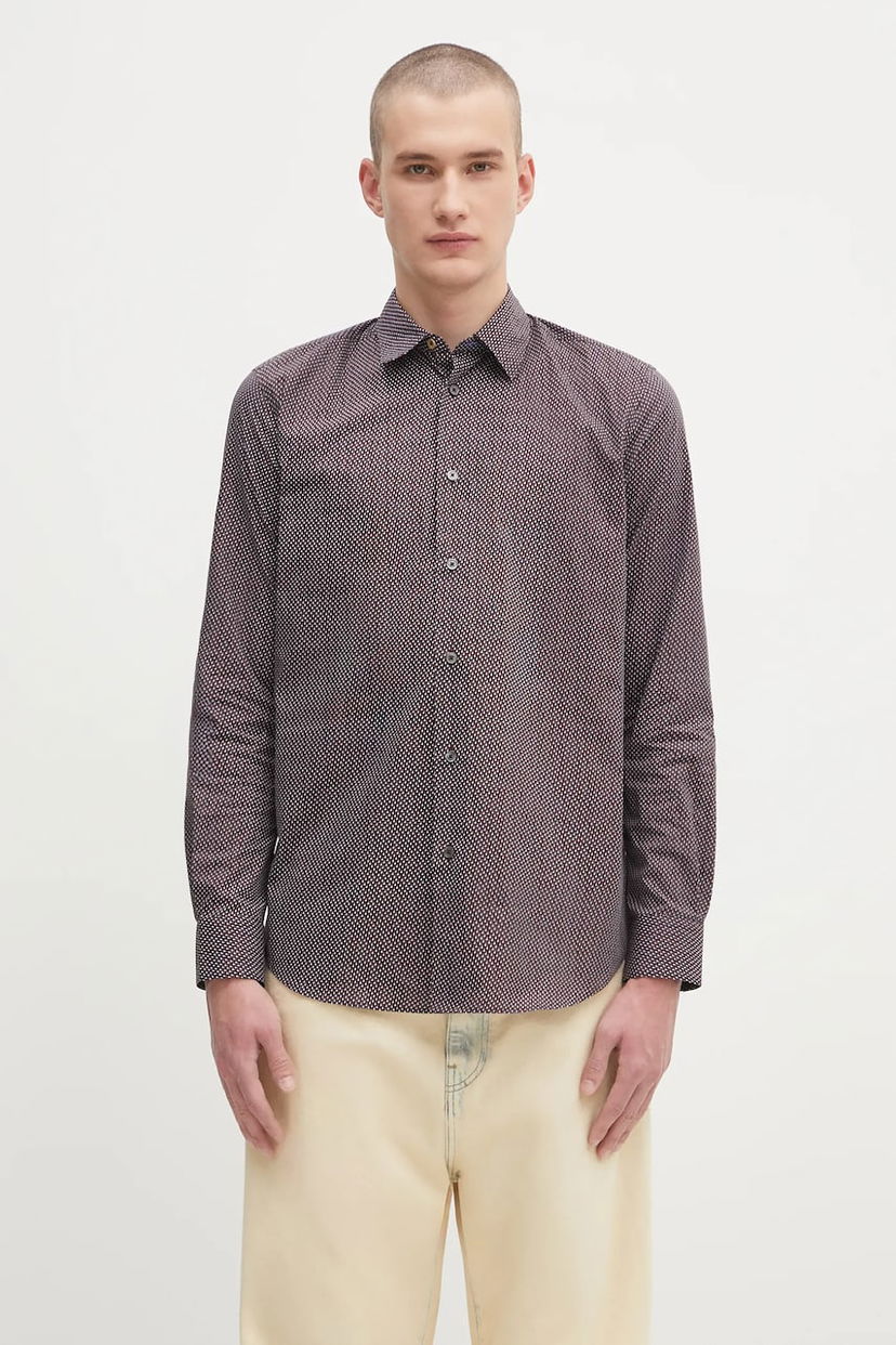 Skjorta Paul Smith Paul Smith Regular Fit Classic Collar Shirt Flerfärgad | M1R.901U.T02718