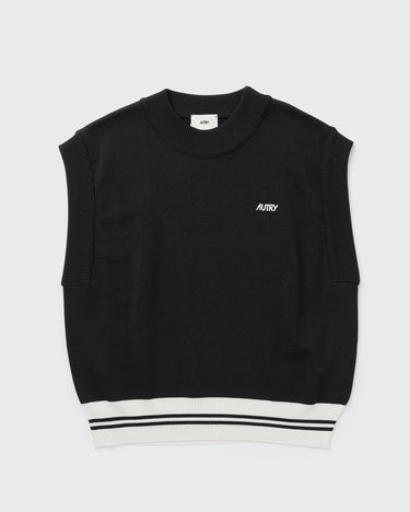 Väst Autry Sleeveless Knit Sweater Vest Svart | VEPWC1KK, 0