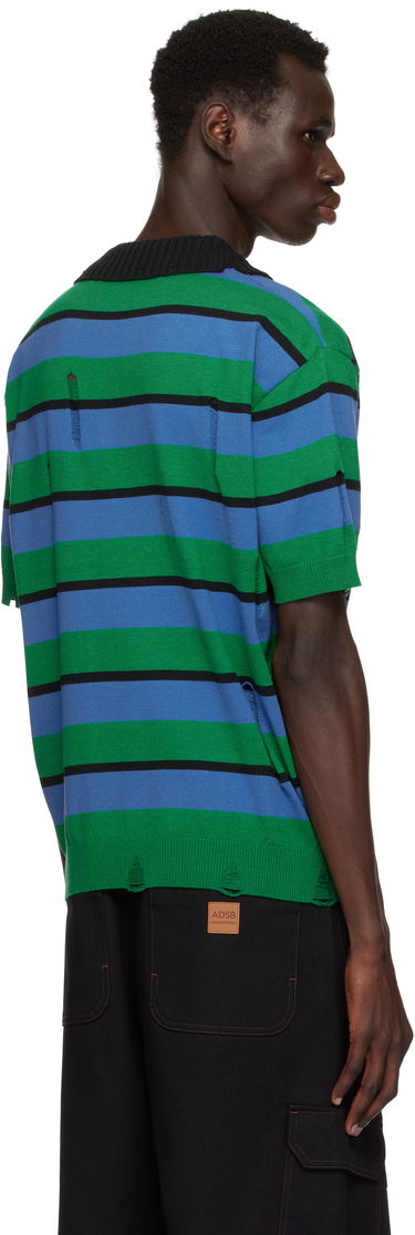 Polotröja Andersson Bell Andersson Bell Damaged Stripe Knit Polo Flerfärgad | atb1242m, 2