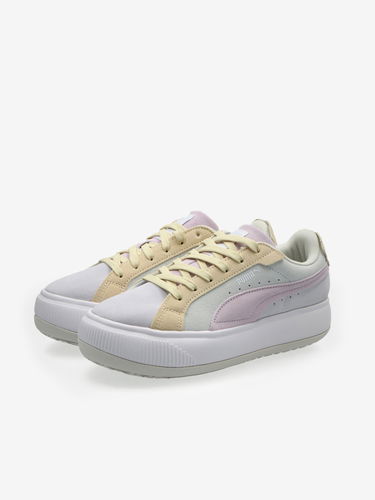 Sneakers och skor Puma Suede Mayu Tenisky Grå | 38311401_Ice Flow-Puma White-Nimbus Cloud, 3