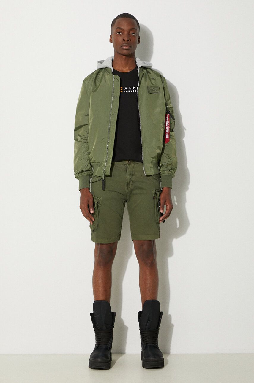 T-shirt Alpha Industries Alpha Label T Svart | 118502.03, 1