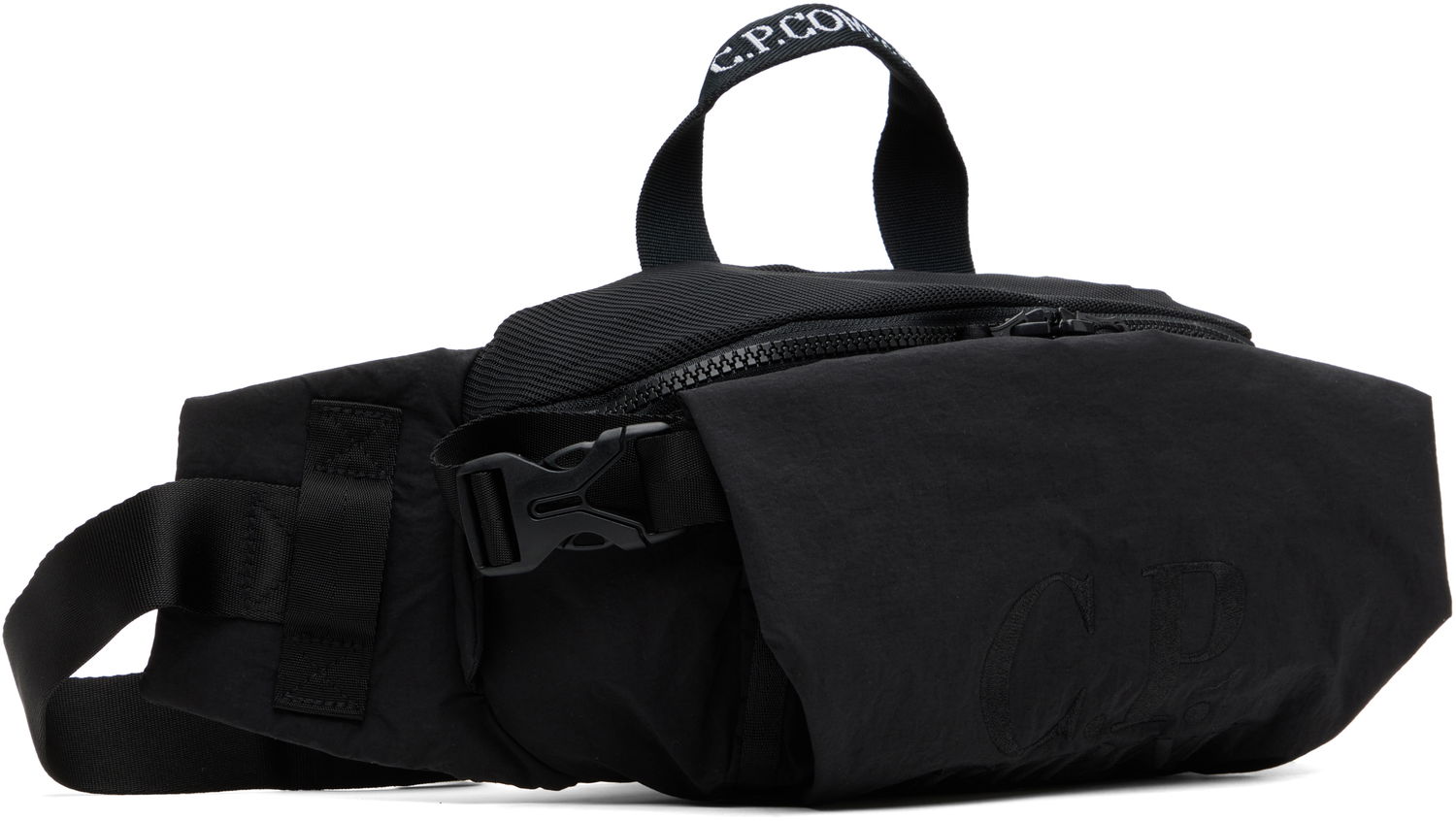 Midjeväska C.P. Company C.P. Company Paper Touch Belt Bag Svart | 18CMAC298A-110188G, 1