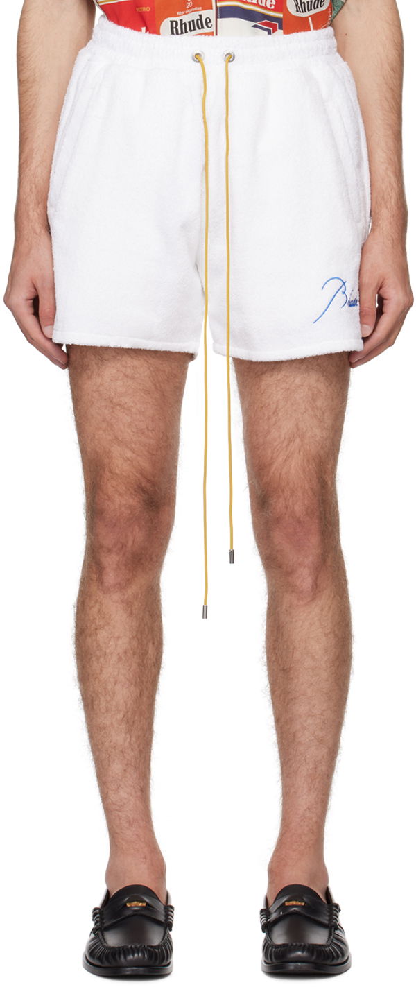 Shorts Rhude Three-Pocket Shorts Vit | RHPS24SH20611377