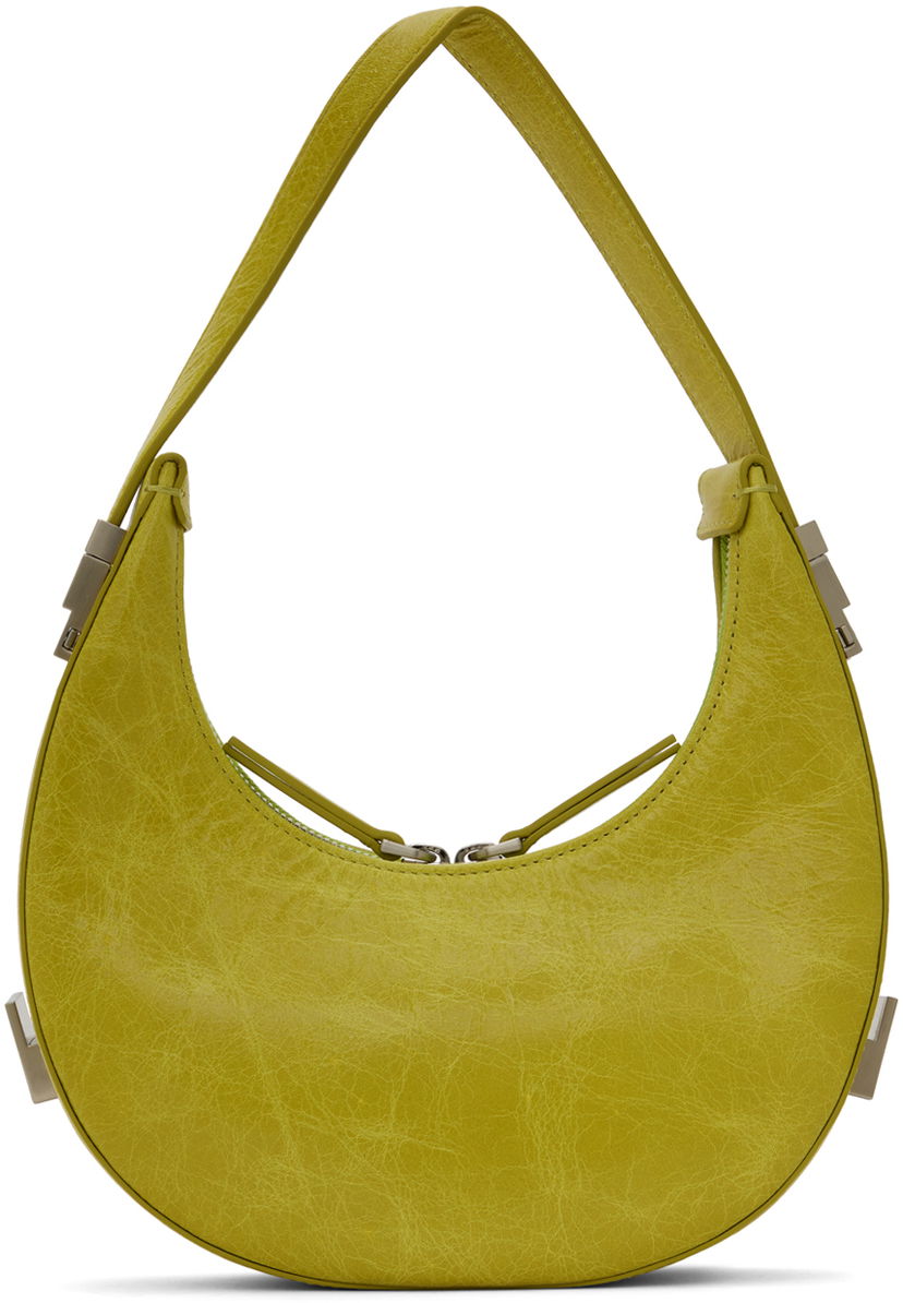 Axelväska OSOI Mini Toni Crescent Shoulder Bag Gul | 24SB030-101-03