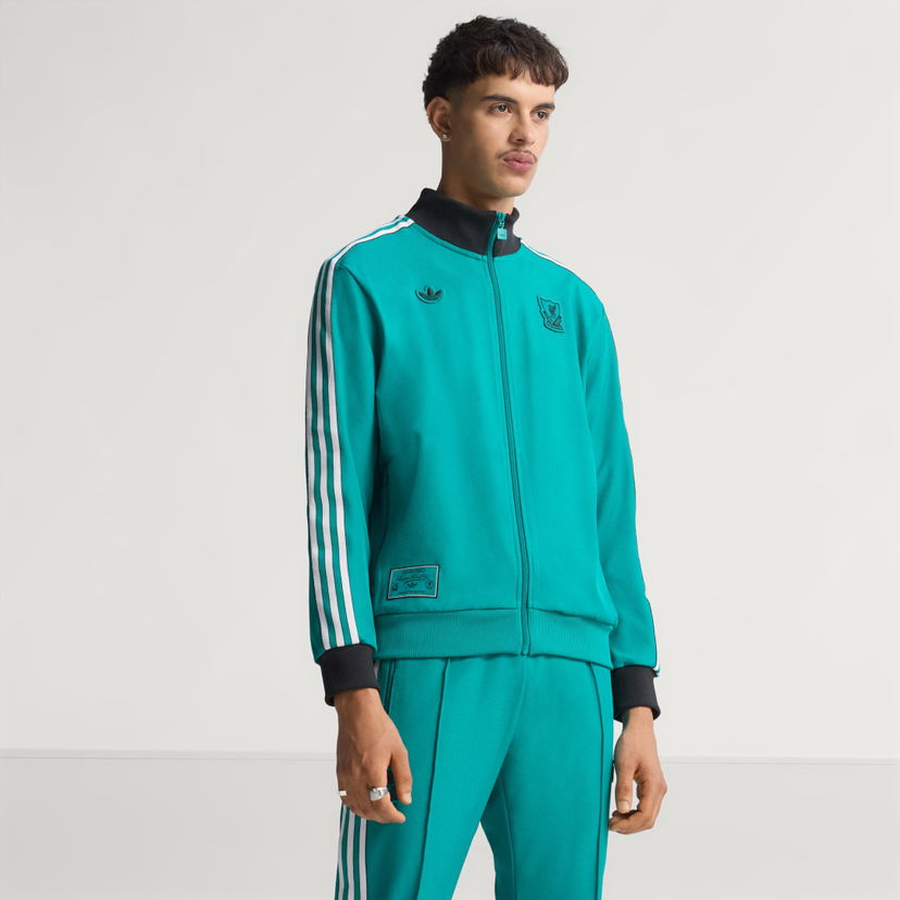 Sweatshirt adidas Performance Liverpool FC Terrace Icons Turkos | JW5464
