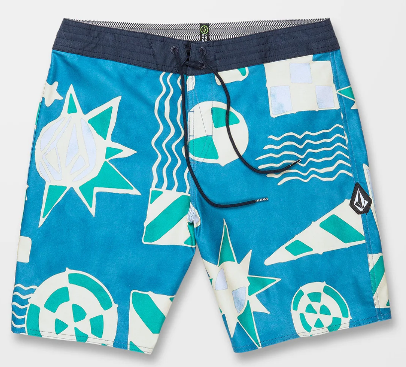 Shorts Volcom Geo Stoney 19" Boardshort Blå | A0812308-AIN, 0