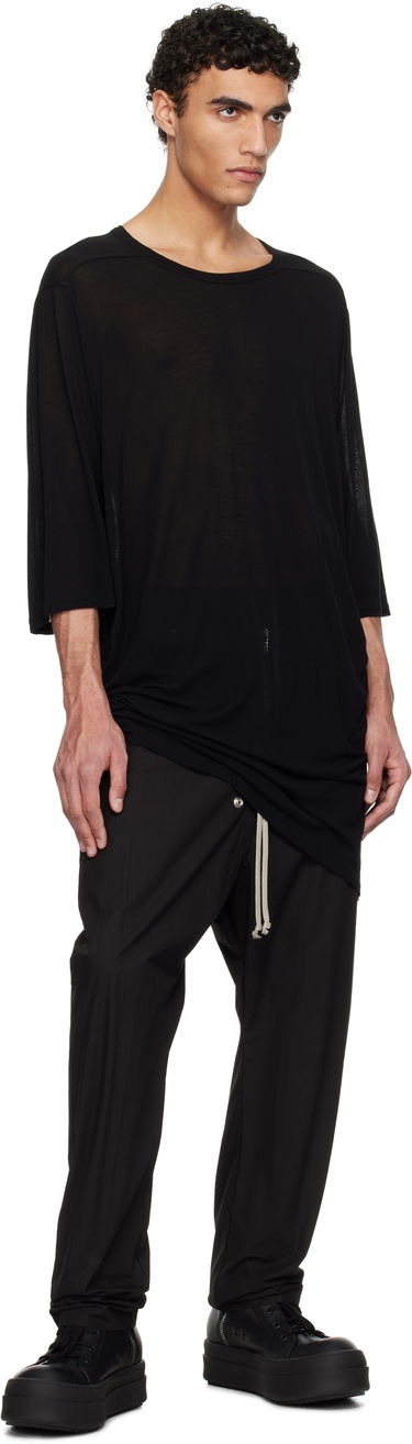 T-shirt Rick Owens Rick Owens Hollywood Jumbo Short Sleeve T-Shirt Svart | RU01E5274 JS, 3