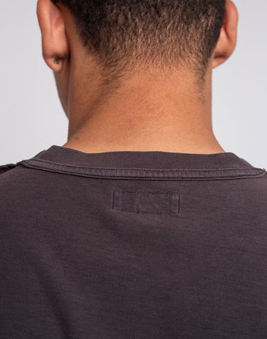 T-shirt Stüssy Pig. Dyed Inside Out Crew Svart | 1140283, 3