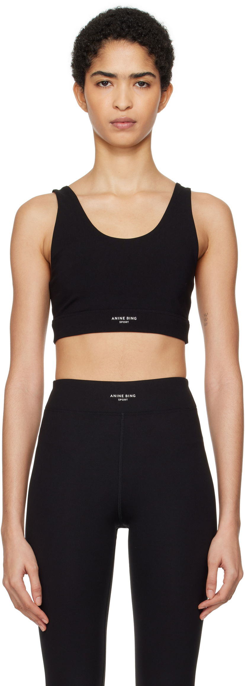 Behå Anine Bing Yves Black Sports Bra Svart | S-10-10580-BLK29