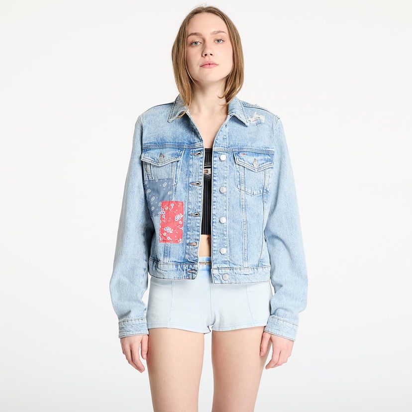 Jacka Tommy Hilfiger Tommy Jeans Classic Trucker Denim Jacket Blå | DW0DW20116 1AB