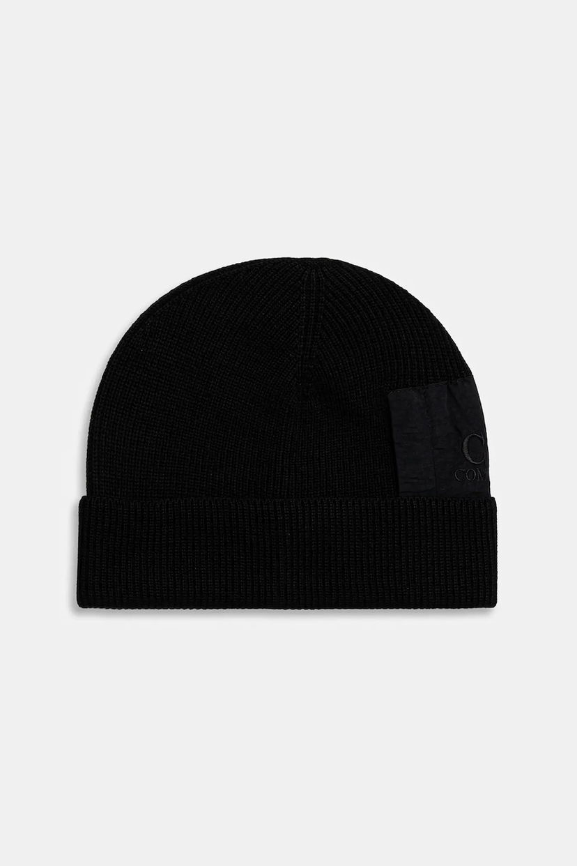 Mössa C.P. Company C.P. Company Wool Beanie Svart | 19CMAC163A005509A