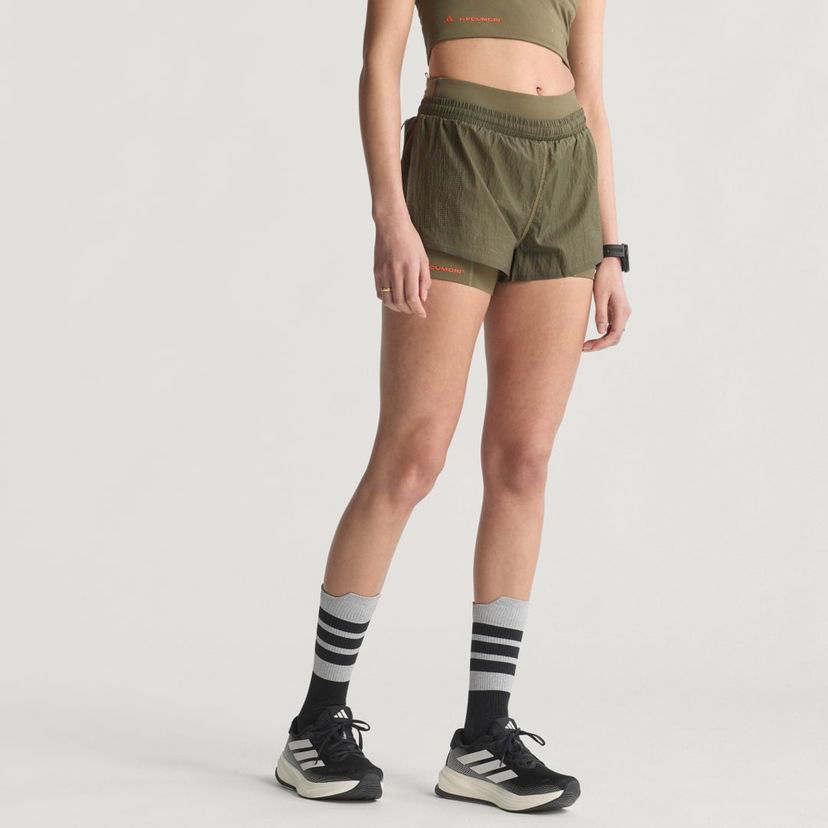 Shorts adidas Performance H.Koumori Adi365 2-In-1 Running Shorts Grön | KA1859