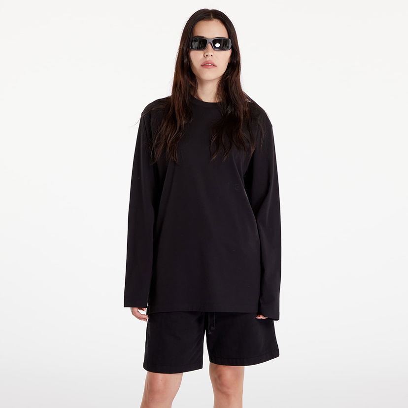 T-shirt Y-3 Relaxed Long Sleeve Tee UNISEX Black Svart | IW0068