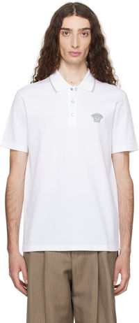 Versace Embroidered Polo