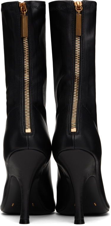 Sneakers och skor Khaite KHAITE Eva Mid Calf Boots Svart | F1097-836, 1