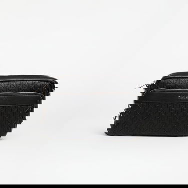 Axelväska CALVIN KLEIN Calvin Klein Emblem Aop Emboss Crossover Bag Svart | LV04D3203G UB1, 0