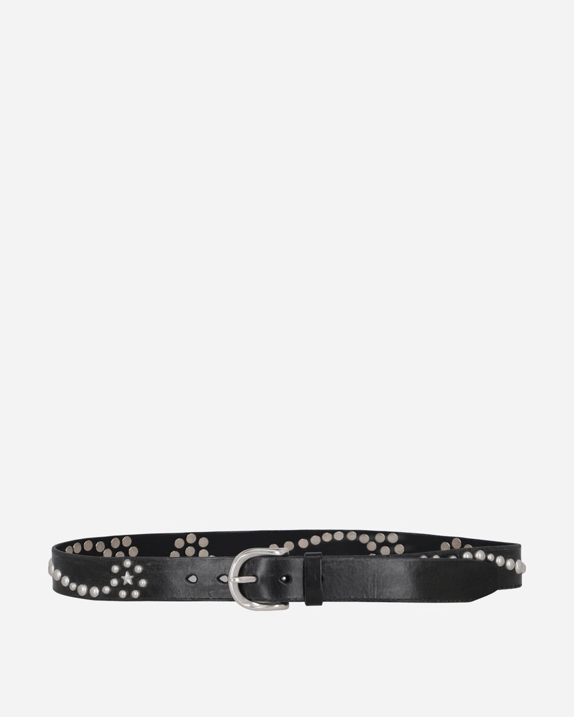 Bälten OUR LEGACY Star Fall Studded Leather Belt Svart | A4228SB 001