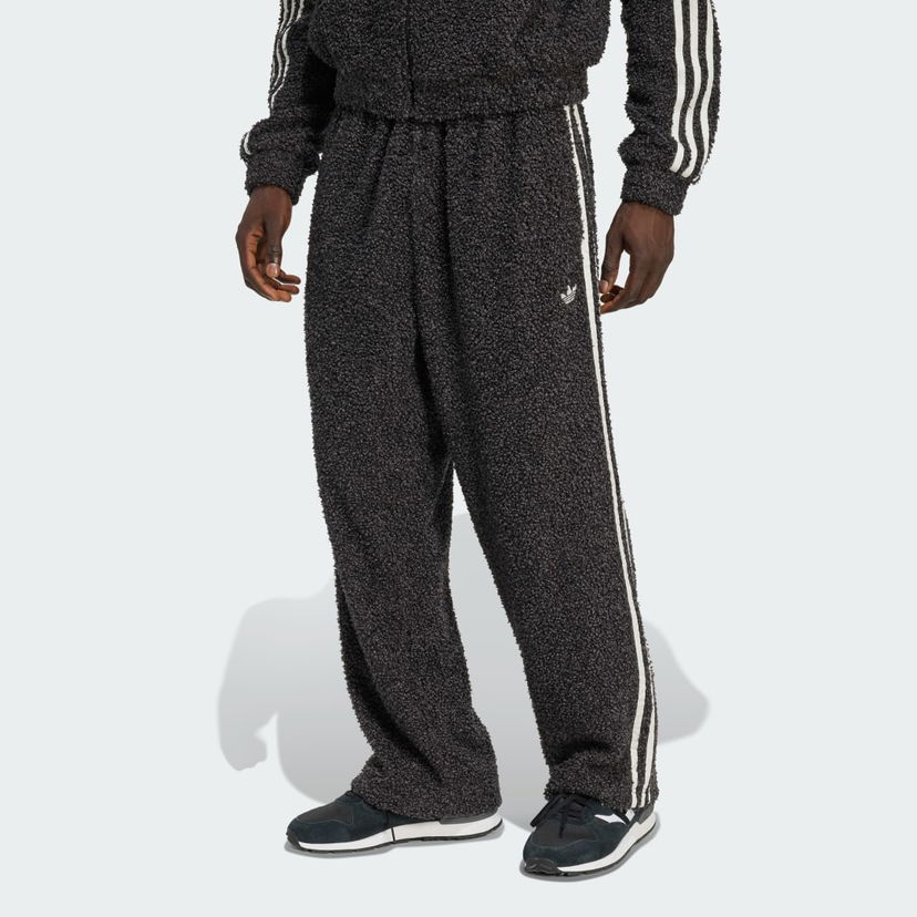 Träningsbyxor adidas Performance Bouclé Firebird Track Pants Grå | KR5166