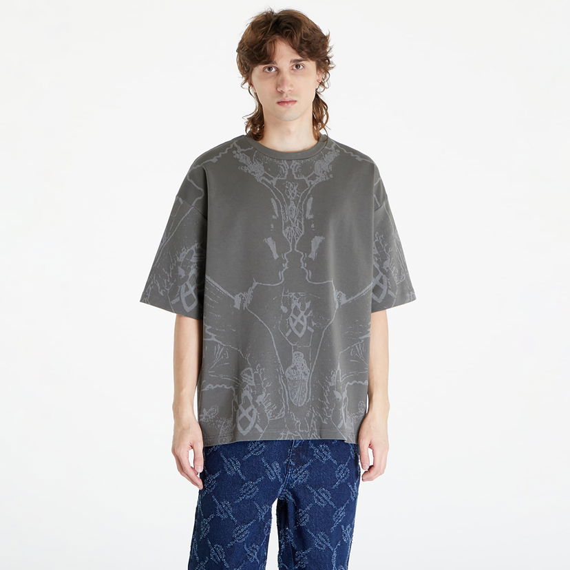 T-shirt DAILY PAPER Secret Rhythm Oversized Short Sleeve T-Shirt Grå | 2411129