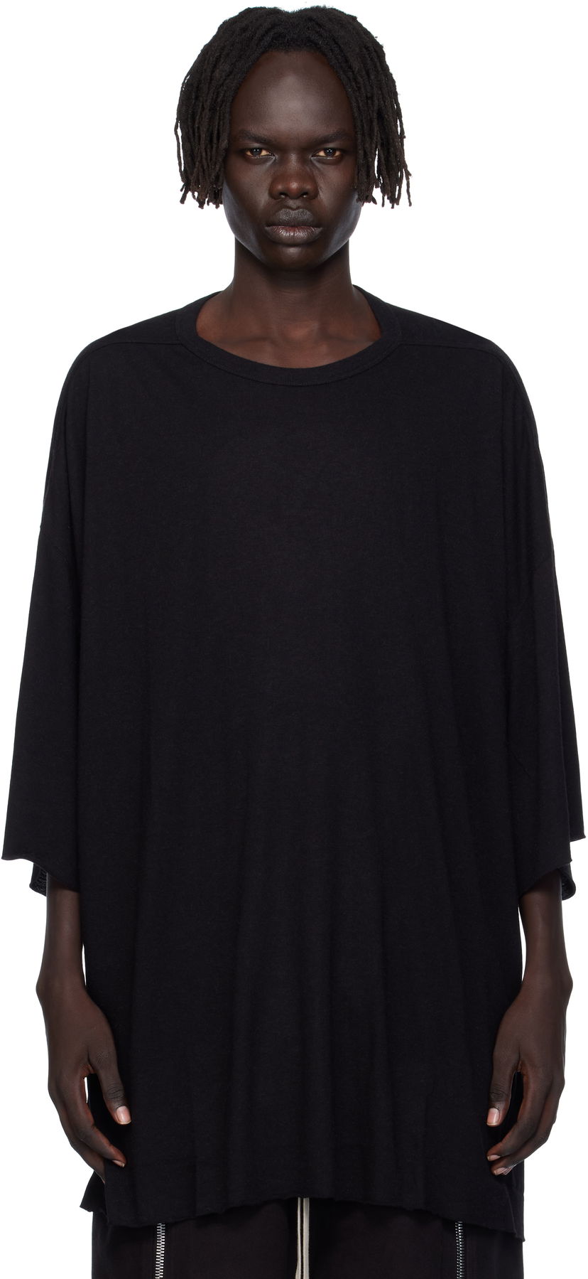T-shirt Rick Owens Rick Owens Concordians Tommy T-Shirt Svart | RU02E1283 JR