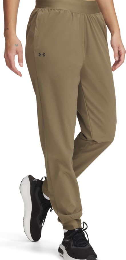 Byxor Under Armour Under Armour UA Rival Hi Rise Woven Pants Grön | 1382727-251