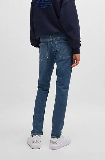 Jeans BOSS Extra-Slim Fit Stretch Denim Jeans Blå | 50511421, 1